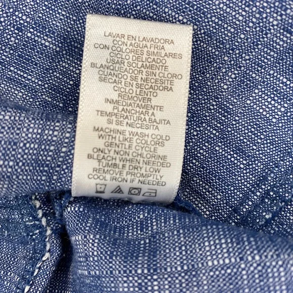 Derek Lam for Design Nation Denim Button Up Dress Size 4 - Picture 11 of 11